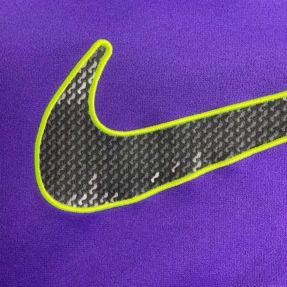 EUC Nike Pull Over Hoodie Purple/ Gray Size XS - Picture 7 of 10